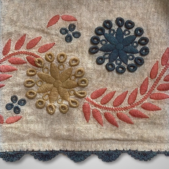 { Sweet by Miss Me } - Embroidered Babydoll Top - Picture 4 of 5